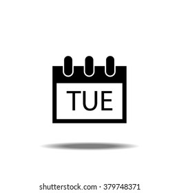 Calendar Single Icon - Tuesday
