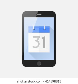 Calendar in smartphone