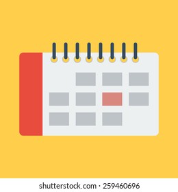 Calendar square vector icon