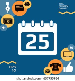 Calendar symbol 