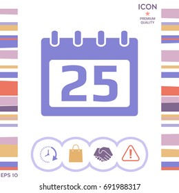Calendar symbol 