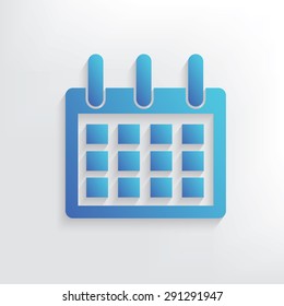 Calendar symbol design,clean vector