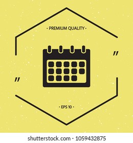 Calendar symbol icon