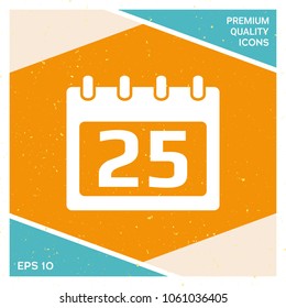 Calendar symbol icon