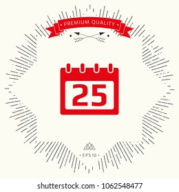 Calendar symbol icon