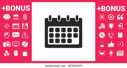 Calendar symbol icon
