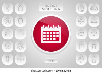Calendar symbol icon
