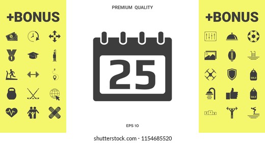 Calendar symbol icon
