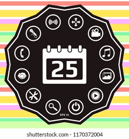 Calendar symbol icon