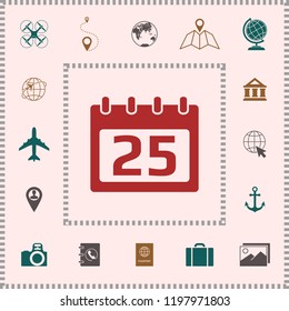Calendar symbol icon