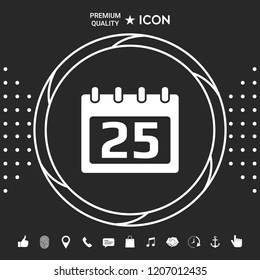Calendar symbol icon