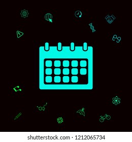 Calendar symbol icon