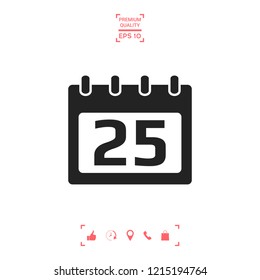 Calendar symbol icon