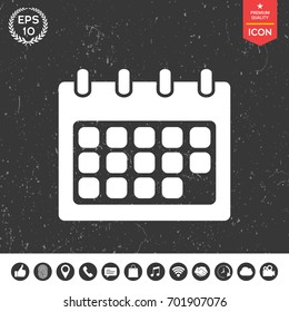 Calendar symbol icon