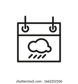 Calendar Symbol Icon Vector Illustration