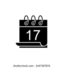 calendar symbol icon vector template