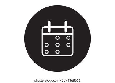 Calendar symbol. calendar vector icon