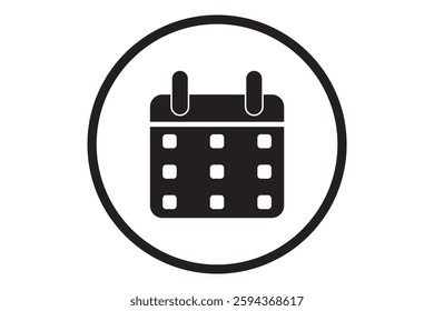 Calendar symbol. calendar vector icon