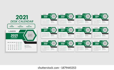 calendar template for 2020 year. Week starts on Monday. Vector eps  illustrator format