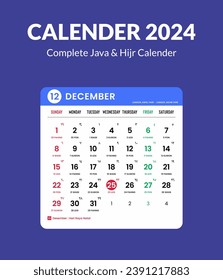 Calendar template for 2024 year. 2024 calendar set design. January, February, March, April, May, June, July, August, September, October, November, December. Monthly calendar template for 2024.