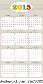 calendar template