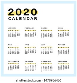 Calendar Template Schedule PLanning Organizer