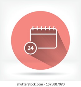 calendar time 10 eps bond icon design vector graphics