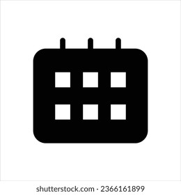 Calendar time event vector icon