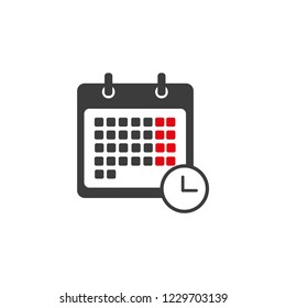 calendar and time icon