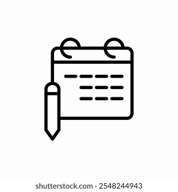 calendar time icon vector sign