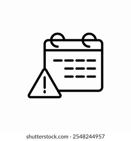 calendar time icon vector sign