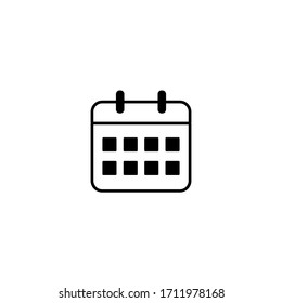 calendar time schedule icon vector illustration logo template