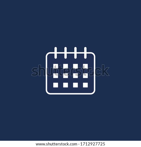 calendar time schedule icon vector illustration logo template