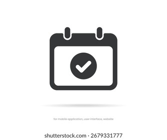 Calendar and time thin line icon. Minimal flat vector illustration. Included simple outline icons as schedule, reminder, appointment, planner, event time, timer, clock.