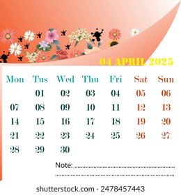 A calendar is used to tell the dates, the important days of life