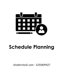 calendar, user, schedule planning icon. Element of business icon for mobile concept and web apps. Detailed calendar, user, schedule planning icon can be used for web and mobile