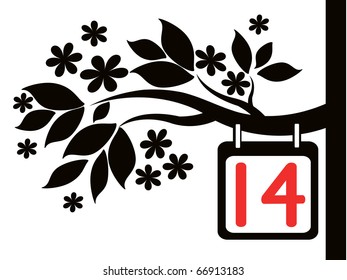 Calendar "Valentine day"