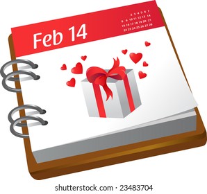 calendar - Valentines day