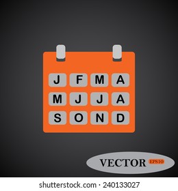 Calendar ,  vector, EPS 10