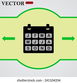 Calendar,  vector, EPS 10