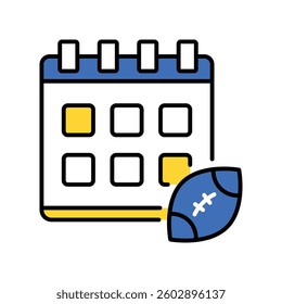 Calendar vector filled outline icon. EPS 10 file