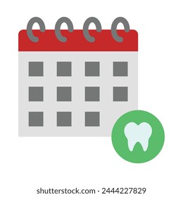 Calendar Vector Flat Icon Design