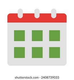 Calendar Vector Flat Icon For Personal And Commercial Use.
