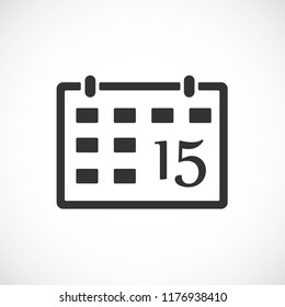 calendar vector icon 10 eps