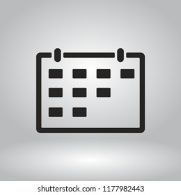 calendar vector icon 10 eps