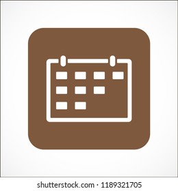 calendar vector icon 10 eps