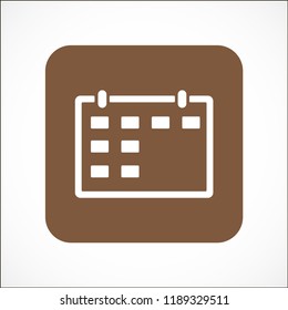 calendar vector icon 10 eps