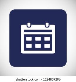 calendar vector icon 10 eps