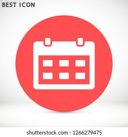 calendar vector icon 10 eps