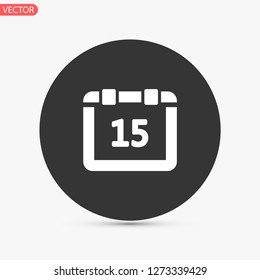 calendar vector icon 10 eps